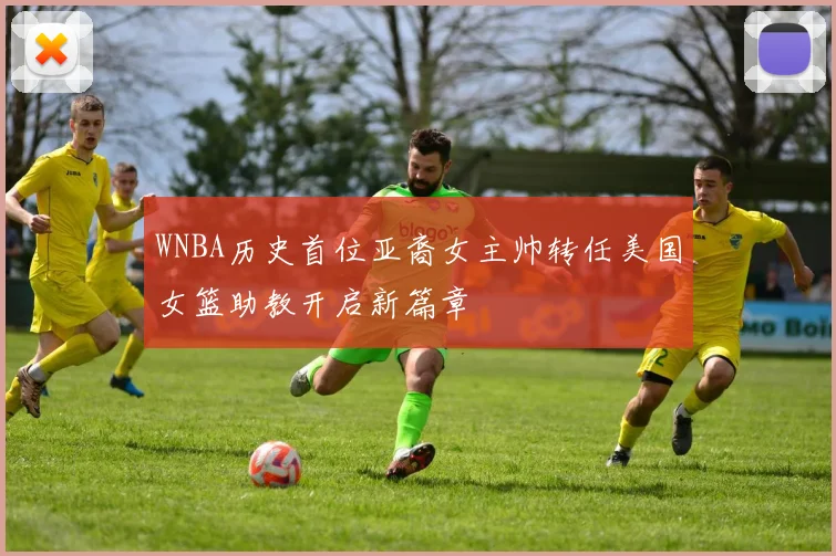 WNBA历史首位亚裔女主帅转任美国女篮助教开启新篇章